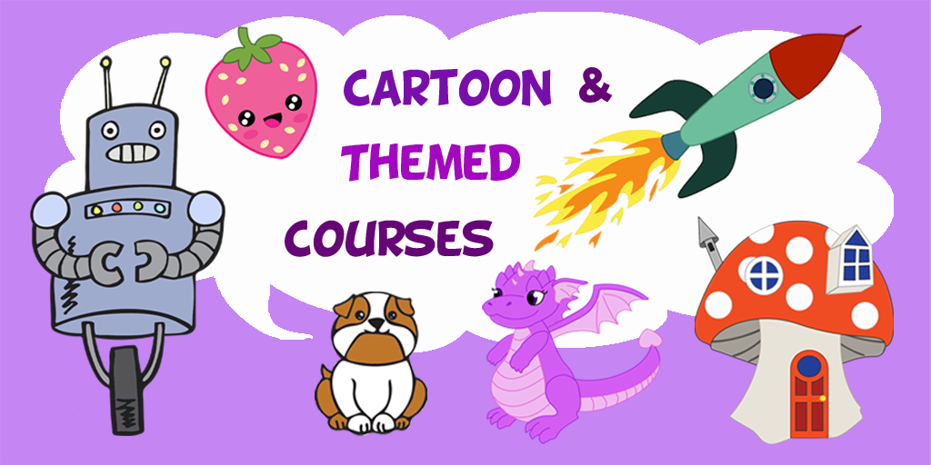 Cartoon and Themed art courses for children