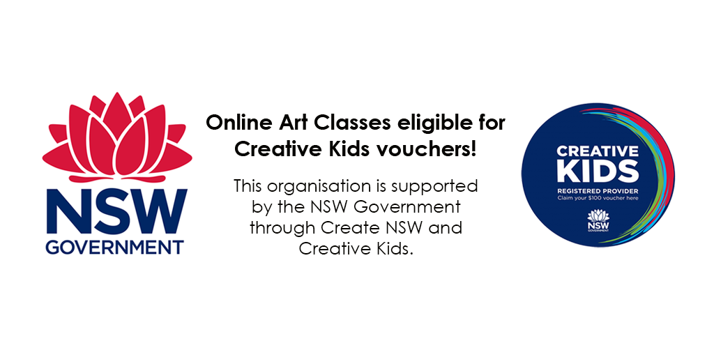 Use your Creative Kids Vouchers for art courses for children