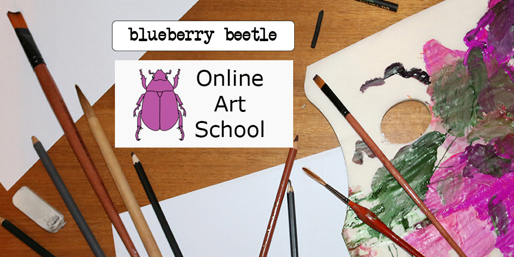 Blueberry beetle online art school for children