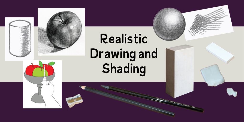 Realistic drawing and shading art course for children