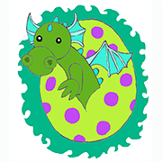 How to Draw a Baby Dragon Course for children