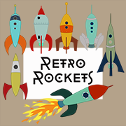 How to draw Retro Rockets art course for children
